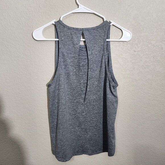 Senita Athletics Gray Racerback Tank Top M Stretchy Lightweight - Picture 3 of 10